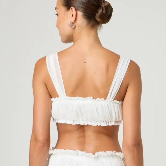 Glassons PLISSE CROPPED TOP - Picture 5 of 7